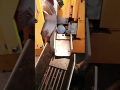 فرآیند برش میله گرد، سمت جلو، بخش متقاطع بدون نشانه های لرزش